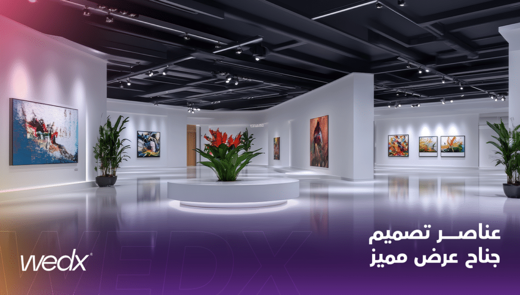عناصر تصميم جناح عرض مميز