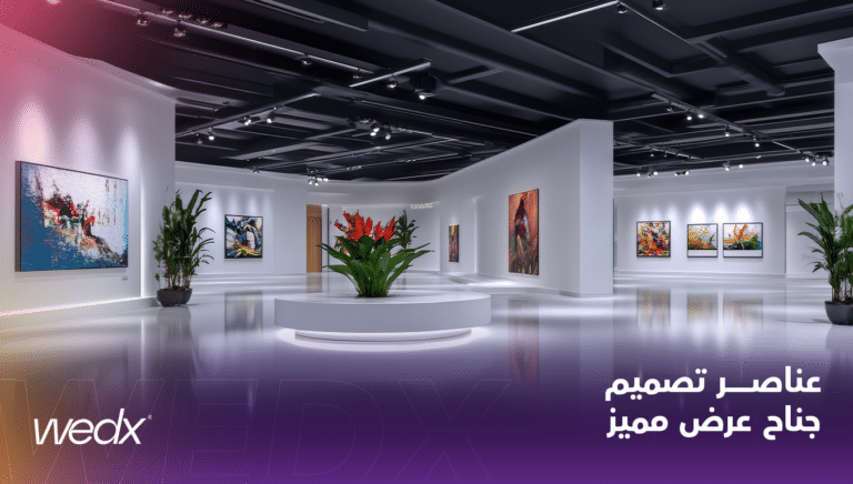 عناصر تصميم جناح عرض مميز